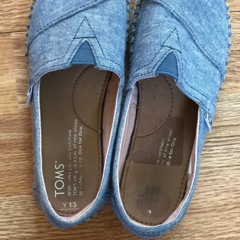Toms kids espadrilles 13Y